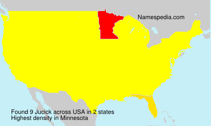 Surname Jucick in USA Surname Jucick in USA