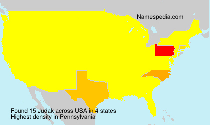 Surname Judak in USA Surname Judak in USA