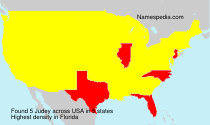 Surname Judey in USA Surname Judey in USA