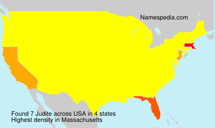 Surname Judite in USA Surname Judite in USA