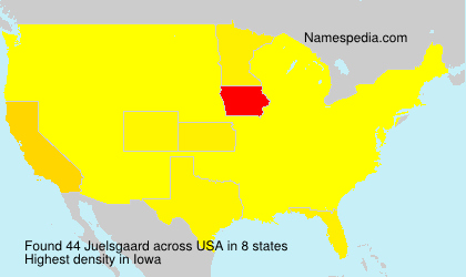 Surname Juelsgaard in USA Surname Juelsgaard in USA