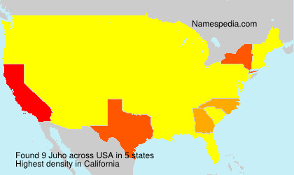 Surname Juho in USA Surname Juho in USA