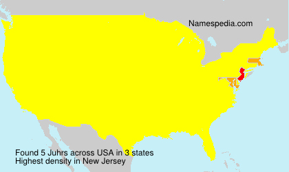 Surname Juhrs in USA Surname Juhrs in USA