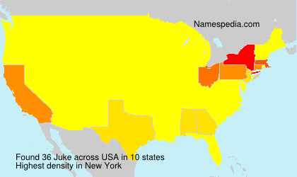 Surname Juke in USA Surname Juke in USA