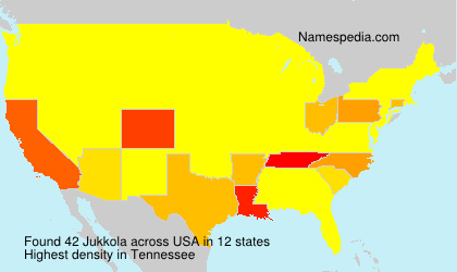Surname Jukkola in USA Surname Jukkola in USA