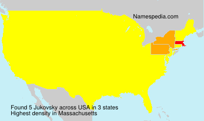 Surname Jukovsky in USA Surname Jukovsky in USA