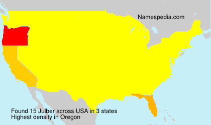 Surname Julber in USA Surname Julber in USA