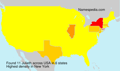 Surname Julieth in USA Surname Julieth in USA