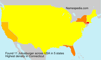 Surname Juliusburger in USA Surname Juliusburger in USA