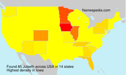 Surname Julseth in USA Surname Julseth in USA
