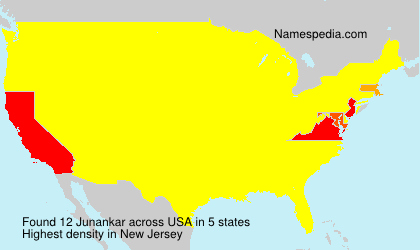 Surname Junankar in USA Surname Junankar in USA