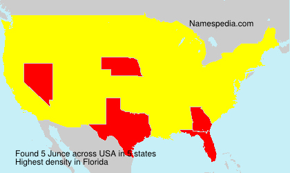 Surname Junce in USA Surname Junce in USA