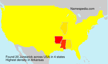 Surname Junearick in USA Surname Junearick in USA