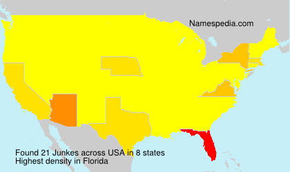 Surname Junkes in USA Surname Junkes in USA