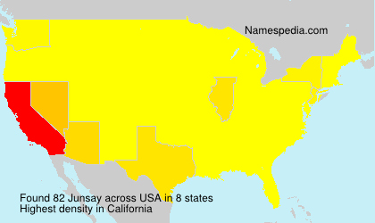 Surname Junsay in USA Surname Junsay in USA