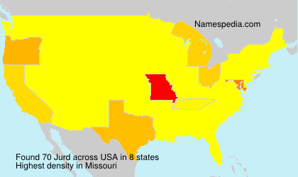 Surname Jurd in USA Surname Jurd in USA