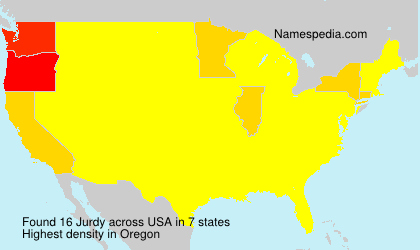 Surname Jurdy in USA Surname Jurdy in USA