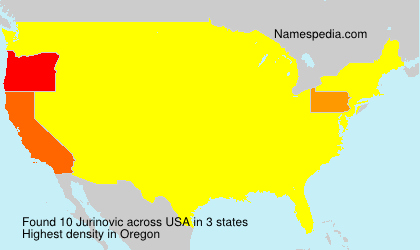 Surname Jurinovic in USA Surname Jurinovic in USA