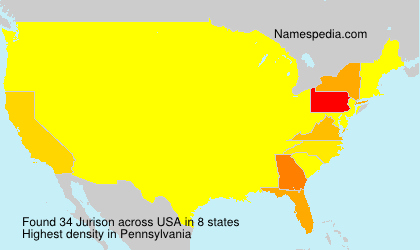 Surname Jurison in USA Surname Jurison in USA