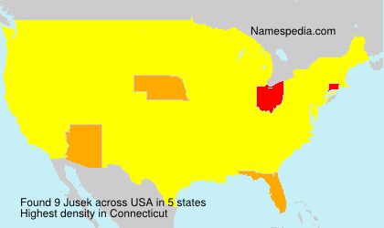 Surname Jusek in USA Surname Jusek in USA