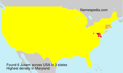 Surname Jusem in USA Surname Jusem in USA