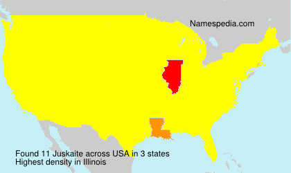 Surname Juskaite in USA Surname Juskaite in USA