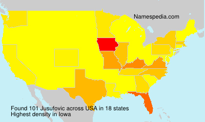 Surname Jusufovic in USA