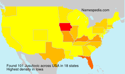 Surname Jusufovic in USA Surname Jusufovic in USA