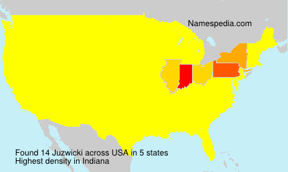 Surname Juzwicki in USA Surname Juzwicki in USA