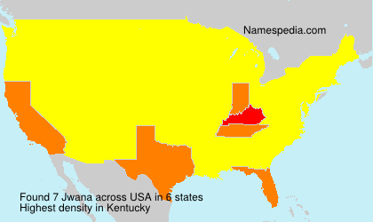 Surname Jwana in USA Surname Jwana in USA