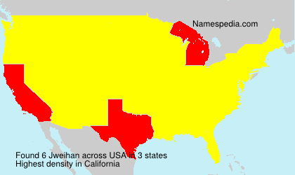 Surname Jweihan in USA Surname Jweihan in USA