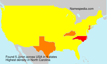 Surname Jyron in USA Surname Jyron in USA