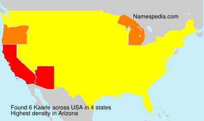 Surname Kaarle in USA Surname Kaarle in USA