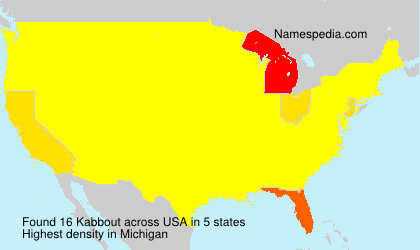 Surname Kabbout in USA Surname Kabbout in USA