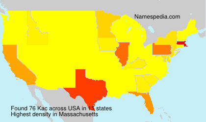 Surname Kac in USA Surname Kac in USA