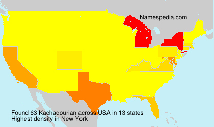 Surname Kachadourian in USA Surname Kachadourian in USA