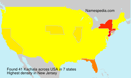 Surname Kachala in USA Surname Kachala in USA