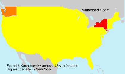 Surname Kacherovsky in USA Surname Kacherovsky in USA
