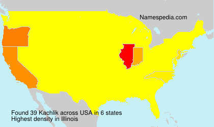 Surname Kachlik in USA Surname Kachlik in USA