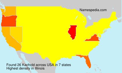 Surname Kachold in USA Surname Kachold in USA