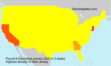 Surname Kachwala in USA Surname Kachwala in USA