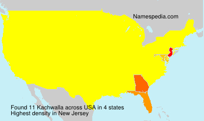 Surname Kachwalla in USA Surname Kachwalla in USA