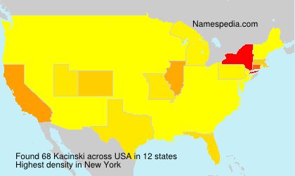 Surname Kacinski in USA Surname Kacinski in USA