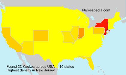 Surname Kackos in USA Surname Kackos in USA