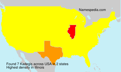 Surname Kadegis in USA Surname Kadegis in USA