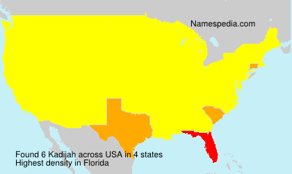 Surname Kadijah in USA Surname Kadijah in USA