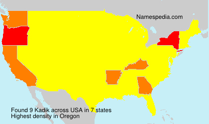 Surname Kadik in USA Surname Kadik in USA
