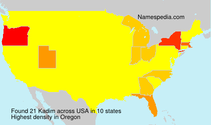 Surname Kadim in USA Surname Kadim in USA