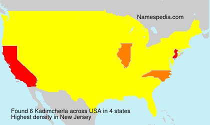 Surname Kadimcherla in USA Surname Kadimcherla in USA