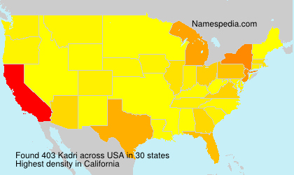 Surname Kadri in USA Surname Kadri in USA